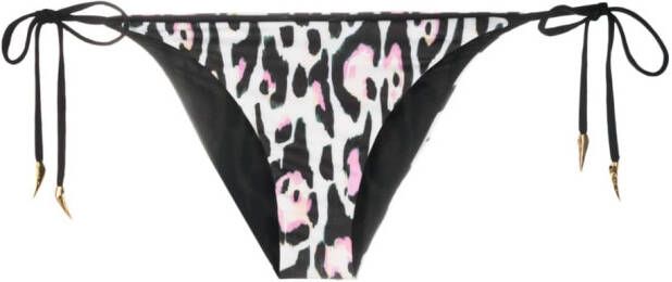 Roberto Cavalli Bikinislip met luipaardprint Zwart