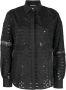 Roberto Cavalli Blouse met borduurwerk Zwart - Thumbnail 1