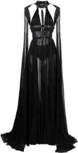 Roberto Cavalli Maxi-jurk met gespdetail Zwart