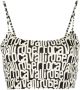 Roberto Cavalli Cropped top Zwart - Thumbnail 1