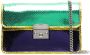 Roberto Cavalli Crossbodytas met colourblocking Paars - Thumbnail 1