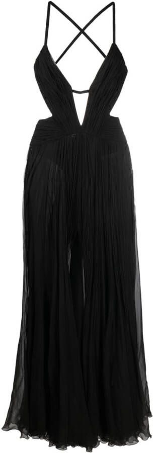 Roberto Cavalli Zijden jurk Zwart