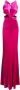 Roberto Cavalli Fluwelen jurk Roze - Thumbnail 1