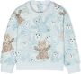 Roberto Cavalli Junior bear-print cotton sweatshirt Blauw - Thumbnail 1