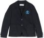 Roberto Cavalli Junior Blazer met enkele rij knopen Blauw - Thumbnail 1