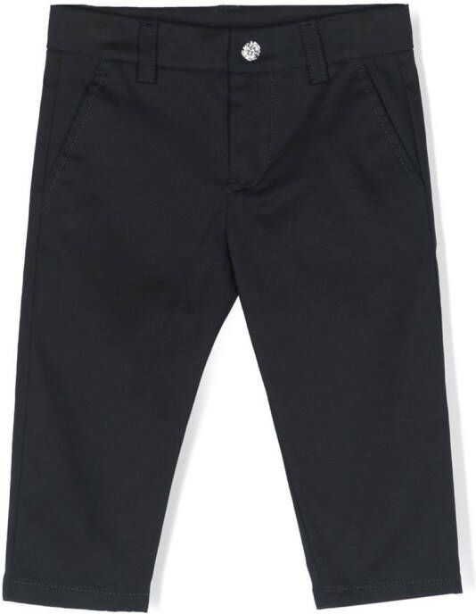 Roberto Cavalli Junior Broek met monogrampatch Zwart