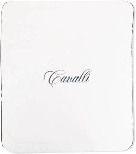 Roberto Cavalli Junior Deken met zebraprint Wit