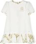 Roberto Cavalli Junior Zijden jurk Wit - Thumbnail 1