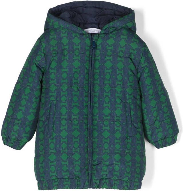 Roberto Cavalli Junior Gewatteerde jas Groen