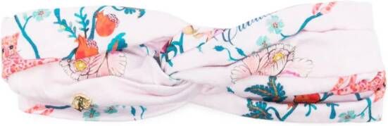 Roberto Cavalli Junior Haarband met gedraaid detail Roze