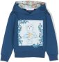 Roberto Cavalli Junior Hoodie met beerprint Blauw - Thumbnail 1