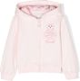 Roberto Cavalli Junior Hoodie met geborduurde beer Roze - Thumbnail 1