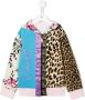 Roberto Cavalli Junior Hoodie met print Blauw - Thumbnail 1