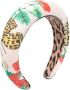 Roberto Cavalli Junior Hoofdband met vlinderprint Roze - Thumbnail 1