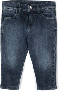 Roberto Cavalli Junior Jeans met borduurwerk Blauw