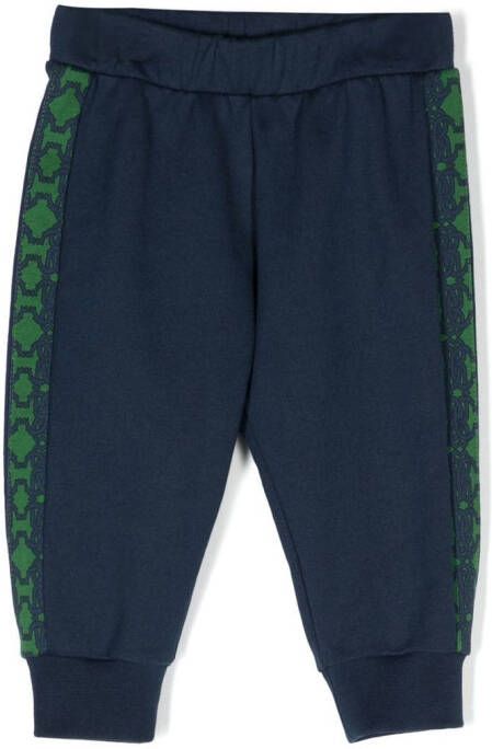 Roberto Cavalli Junior Joggingbroek met logo Blauw