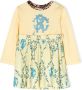 Roberto Cavalli Junior Jurk met lange mouwen Geel - Thumbnail 1