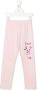 Roberto Cavalli Junior Legging met logoprint Roze - Thumbnail 1