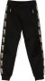 Roberto Cavalli Junior Trainingsbroek met logostreep Zwart - Thumbnail 1
