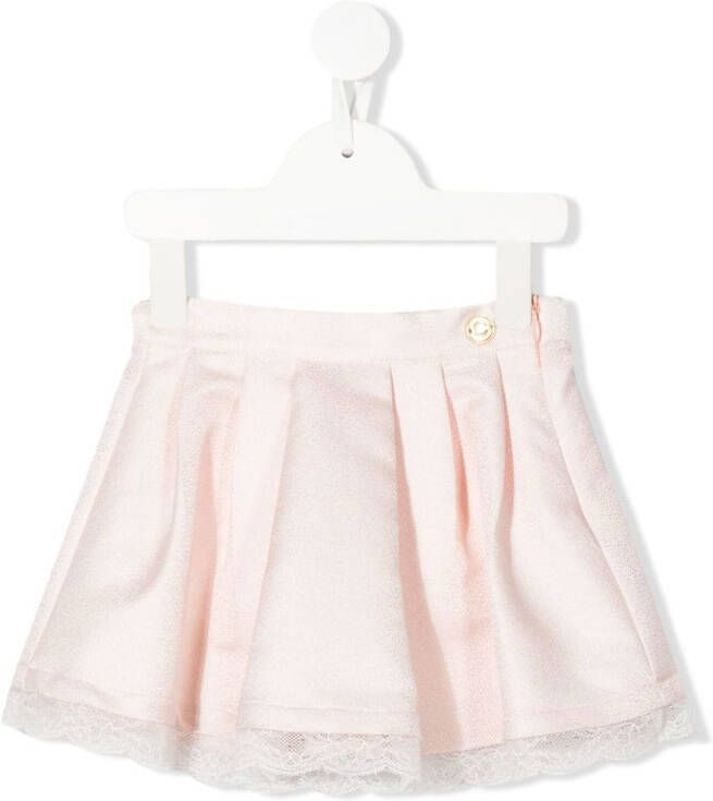 Roberto Cavalli Junior Rok met afwerking van kant Roze