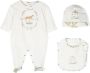 Roberto Cavalli Junior "Romper muts en slabbetje" Wit - Thumbnail 1