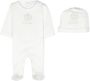 Roberto Cavalli Junior "Romper muts en slabbetje" Wit - Thumbnail 1