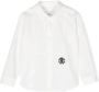 Roberto Cavalli Junior Shirt met geborduurd logo Wit - Thumbnail 1