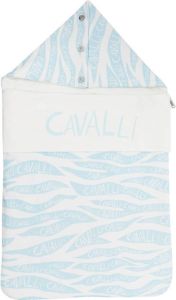Roberto Cavalli Junior Slaapzak met logoprint Wit