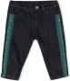 Roberto Cavalli Junior Spijkerbroek met borduurwerk Blauw - Thumbnail 1