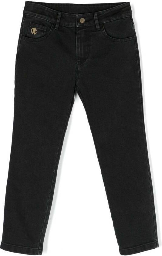 Roberto Cavalli Junior Straight broek Zwart