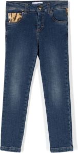 Roberto Cavalli Junior Straight jeans Blauw