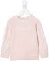 Roberto Cavalli Junior Sweater met geborduurd logo Roze - Thumbnail 1