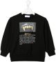 Roberto Cavalli Junior Sweater met logoprint Zwart - Thumbnail 1