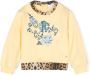 Roberto Cavalli Junior Sweater met luipaardprint Geel - Thumbnail 1