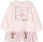 Roberto Cavalli Junior Sweaterjurk met print Roze - Thumbnail 1