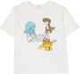 Roberto Cavalli Junior T-shirt met dinosaurusprint Wit - Thumbnail 1