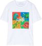 Roberto Cavalli Junior T-shirt met dinosaurusprint Wit - Thumbnail 1