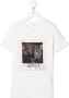 Roberto Cavalli Junior T-shirt met grafische print Wit - Thumbnail 1