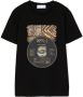 Roberto Cavalli Junior T-shirt met grafische print Zwart - Thumbnail 1
