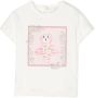 Roberto Cavalli Junior T-shirt met teddybeerprint Wit - Thumbnail 1