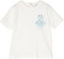 Roberto Cavalli Junior T-shirt met teddybeerprint Wit - Thumbnail 1