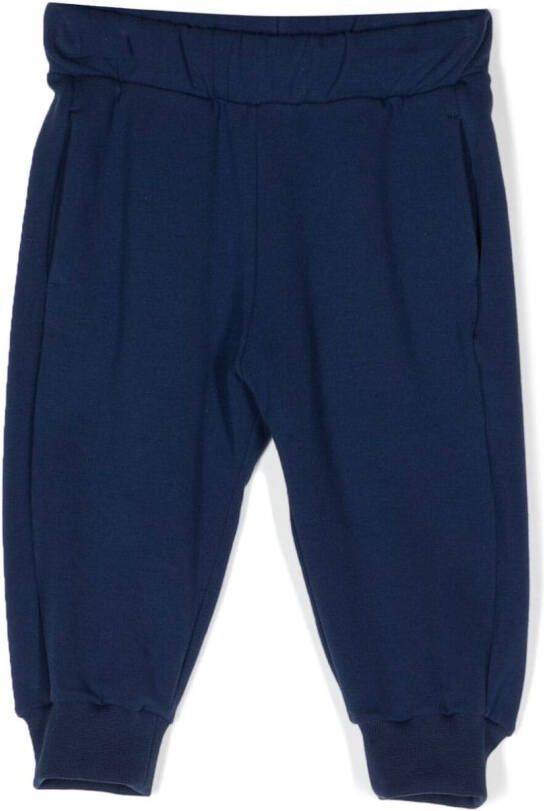 Roberto Cavalli Junior Trainingsbroek met logoprint Blauw