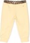Roberto Cavalli Junior Trainingsbroek met monogram patch Geel - Thumbnail 1