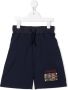 Roberto Cavalli Junior Trainingsshorts met logopatch Blauw - Thumbnail 1