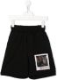 Roberto Cavalli Junior Trainingsshorts met patchdetail Zwart - Thumbnail 1