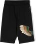 Roberto Cavalli Junior Trainingsshorts met vleugelpatch Zwart - Thumbnail 1