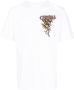 Roberto Cavalli T-shirt met logoprint Wit - Thumbnail 1