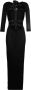 Roberto Cavalli Maxi-jurk met uitgesneden detail Zwart - Thumbnail 1