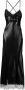 Roberto Cavalli Midi-jurk met afwerking van kant Zwart - Thumbnail 1