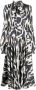 Roberto Cavalli Midi-jurk met dierenprint Beige - Thumbnail 1